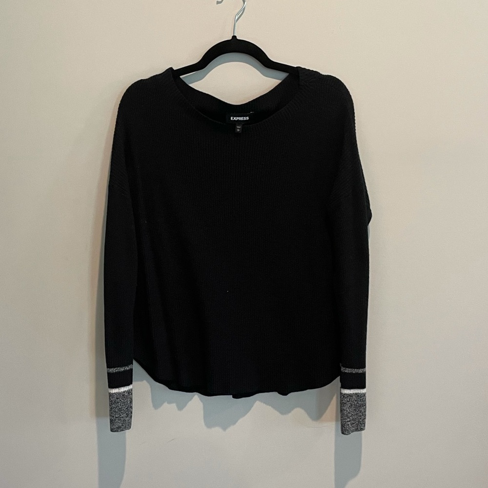 Express Large Black Sweater Shirt